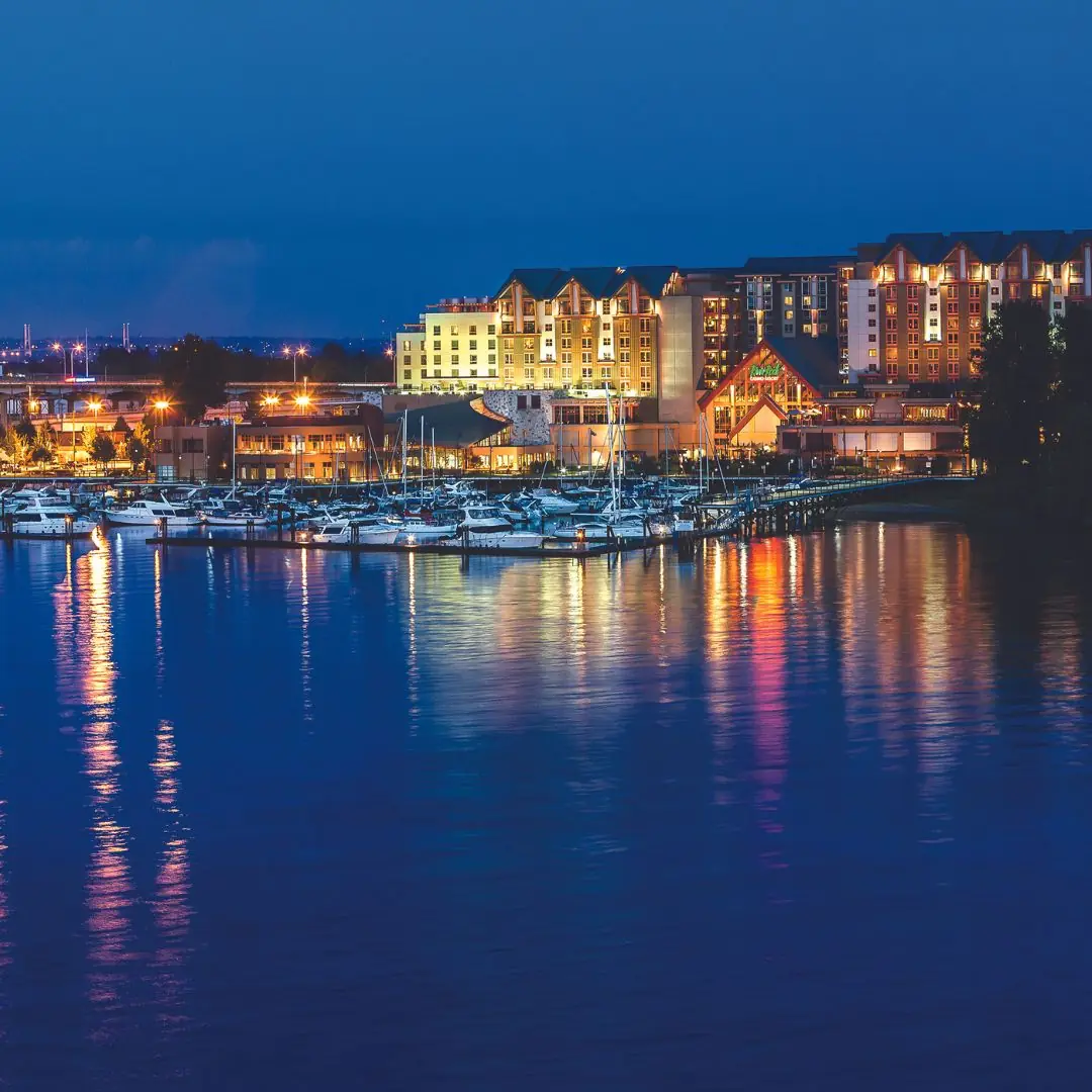 River Rock Casino Resort luxury exterior in Richmond BC